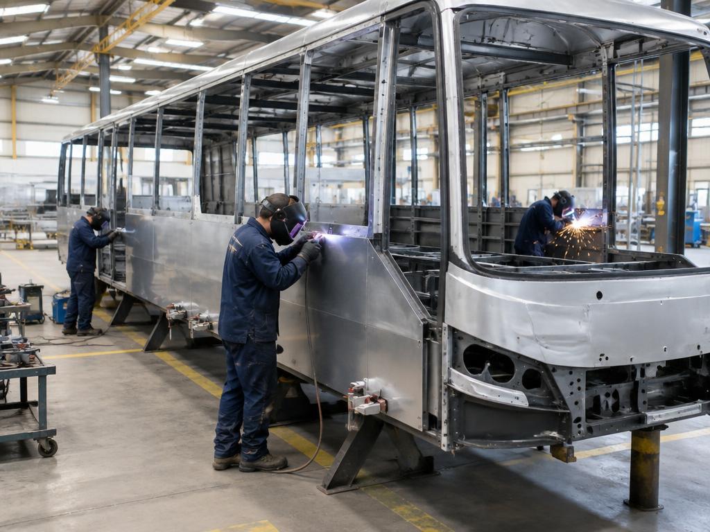 Bus-body manufacturing manufacturing operation