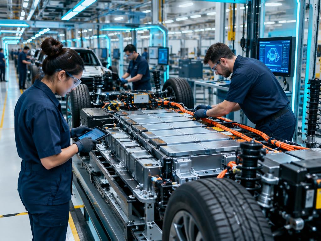 Electric vehicles manufacturing operation